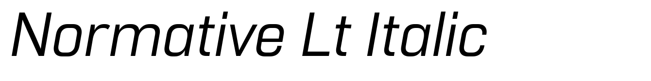 Normative Lt Italic